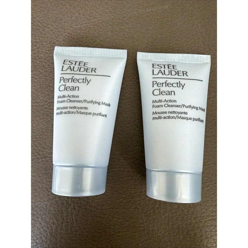 Estée Lauder Perfectly Clean Multi-Action Foam Cleanser Mask 30ml x2 Travel Size